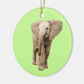 Niedlicher Baby-Elefant Keramik Ornament (Links)