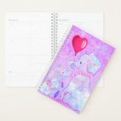 Niedlicher Baby Elefant mit Mama Planner Planer (Anzeige)