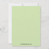 Niedlicher Baby-Elefant u. Einladung (Rückseite)