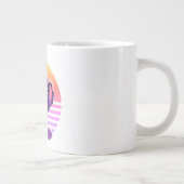 Niedlicher Baby Elephant mit Brille und Beanie Jumbo-Tasse (Rechts)