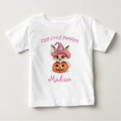 Niedlicher Baby Fox Personalisiert Name T - Shirt (Vorderseite)
