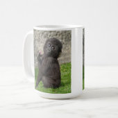 Niedlicher Baby-Gorilla-Kaffee Kaffeetasse (Vorderseite Links)