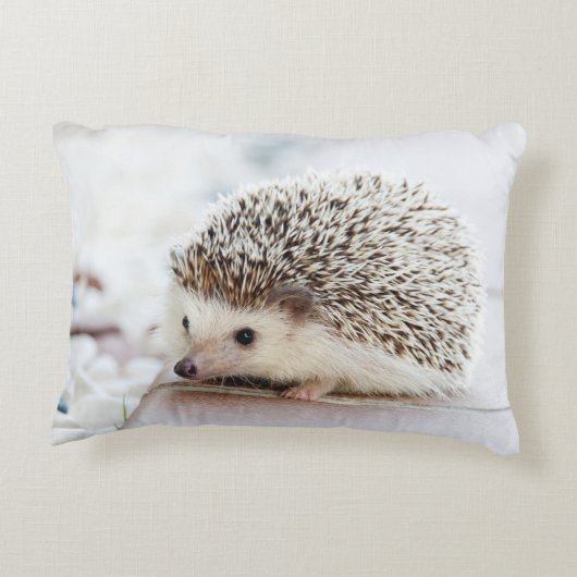 Niedlicher Baby-Igel Dekokissen (Rückseite)