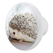 Niedlicher Baby-Igel Keramikknauf (Rechts)