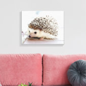 Niedlicher Baby-Igel Leinwanddruck (Insitu (Wohnzimmer))