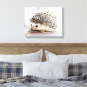 Niedlicher Baby-Igel Leinwanddruck (Insitu (Schlafzimmer))