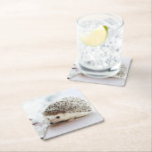 Niedlicher Baby-Igel Rechteckiger Pappuntersetzer (Vor Ort)