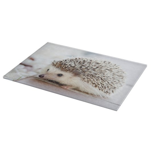 Niedlicher Baby-Igel Schneidebrett (Ecke)