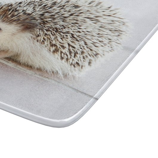 Niedlicher Baby-Igel Schneidebrett (Ecke)
