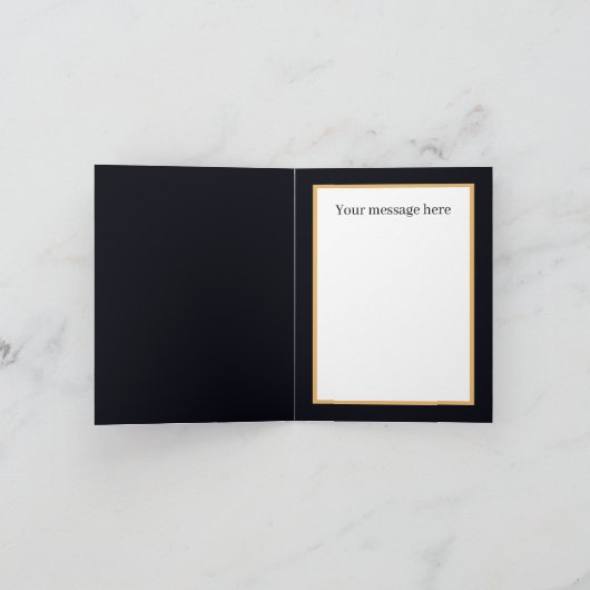 Niedlicher Baby Leopard fügt Text jedem Zweck hinz Karte (Innenseite)