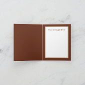 Niedlicher Baby Leopard fügt Text jedem Zweck hinz Karte (Innenseite)