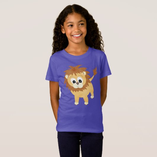 Niedlicher Baby-Löwe CUB T-Shirt (Vorne ganz)