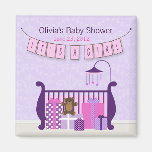 Niedlicher Baby-Mädchen-Kinderzimmer-Magnet Magnet