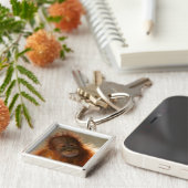 Niedlicher Baby-Orang-Utan Schlüsselanhänger (Seite)