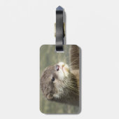 Niedlicher Baby-Otter Gepäckanhänger (Rückseite vertikal)