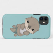 Niedlicher Baby-Otter-Welpe Case-Mate iPhone Hülle (Rückseite (Horizontal))