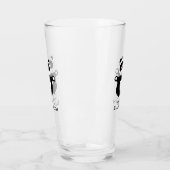 Niedlicher Baby Panda-Zusatzname Glas (Links)