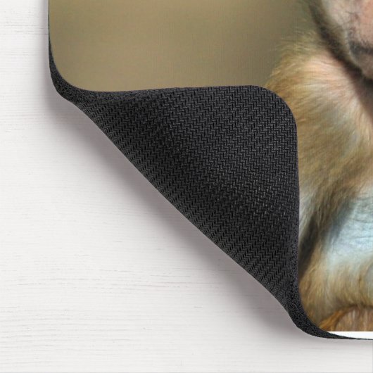 Niedlicher Baby-Pavian Mousemat/Mousepad Mousepad (Ecke)