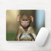Niedlicher Baby-Pavian Mousemat/Mousepad Mousepad (Mit Mouse)