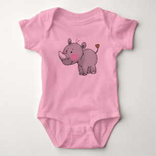 niedlicher Baby Rhino Strampler