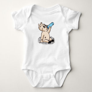 Niedlicher Baby-Schwein-Cartoon-Entwurf Baby Strampler