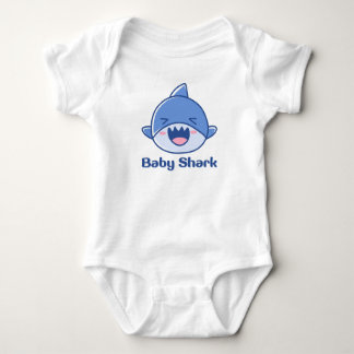 Niedlicher Baby Shark Säugling Bodysuit Baby Strampler