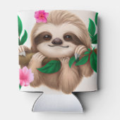 Niedlicher Baby-Slot in einem Baum Dosenkühler (Rückseite)