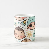 Niedlicher Babybildbecher Kaffeetasse (Mittel)
