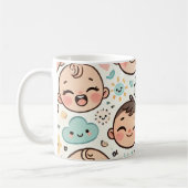 Niedlicher Babybildbecher Kaffeetasse (Links)