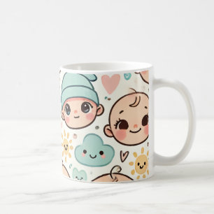 Niedlicher Babybildbecher Kaffeetasse