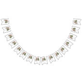 niedlicher Babydonkey und Weihnachtsbaum, kundensp Wimpelkette (Alle)