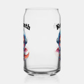 Niedlicher Babydrache im Weltraumhelm! 🐉 ✨ Dosenglas (Links)