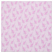 Niedlicher Babyelefant, gemustert rosa Stoff (Muster)