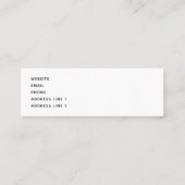 Niedlicher Babyfuchs in einem grünen Wald Mini Visitenkarte (Rückseite)