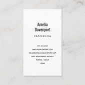 Niedlicher Babyfuchs in einem grünen Wald Visitenkarte (Rückseite)