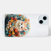 Niedlicher Babyfuß mit Blume Papier Ausschnitt Case-Mate iPhone Hülle (Rückseite (Horizontal))