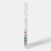 Niedlicher Babyfuß mit Blume Papier Ausschnitt Case-Mate iPhone Hülle (Rückseite / Links)