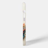 Niedlicher Babyfuß mit Blume Papier Ausschnitt Case-Mate iPhone Hülle (Rückseite / Links)