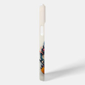 Niedlicher Babyfuß mit Blume Papier Ausschnitt Case-Mate iPhone Hülle (Rückseite / Rechts)