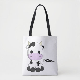 Niedlicher Babykuh-Cartoon Tasche