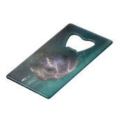 Niedlicher Babymantel Kreditkartenflaschenöffner (Rückseite Schrägansicht)