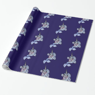 Niedlicher Babynarwhal Geschenkpapier
