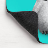 Niedlicher Babypenguin-tragende Augen-Gläser auf Mousepad (Ecke)