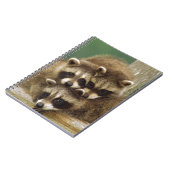 Niedlicher BabyRaccoon Notizblock (Linke Seite)