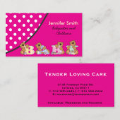 Niedlicher Babysitter-oder Visitenkarte (Vorne/Hinten)