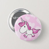 Niedlicher Babyunicorn-Knopf Button (Vorne & Hinten)
