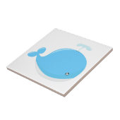 Niedlicher Babywal kawaii Cartoon Fliese (Seite)