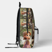 Niedlicher Backpack für Mädchen Bedruckter Rucksack (Links)
