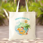 Niedlicher Badestrand Name Boy Tragetasche<br><div class="desc">Niedlicher Sommerstrand oder Schwimmtasche mit niedlichem Stranddesign für Jungen. Personalisieren Sie den Text einfach oder verließ ihn leer. Bitte besuchen Sie den Laden für die vollständige Reihe von Produkten,  die verfügbar sind und folgen Sie mir,  sodass Sie alles neue sofort sehen können :) - Kate Eden Art</div>