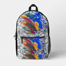 NIEDLICHER BAGPACK BEDRUCKTER RUCKSACK